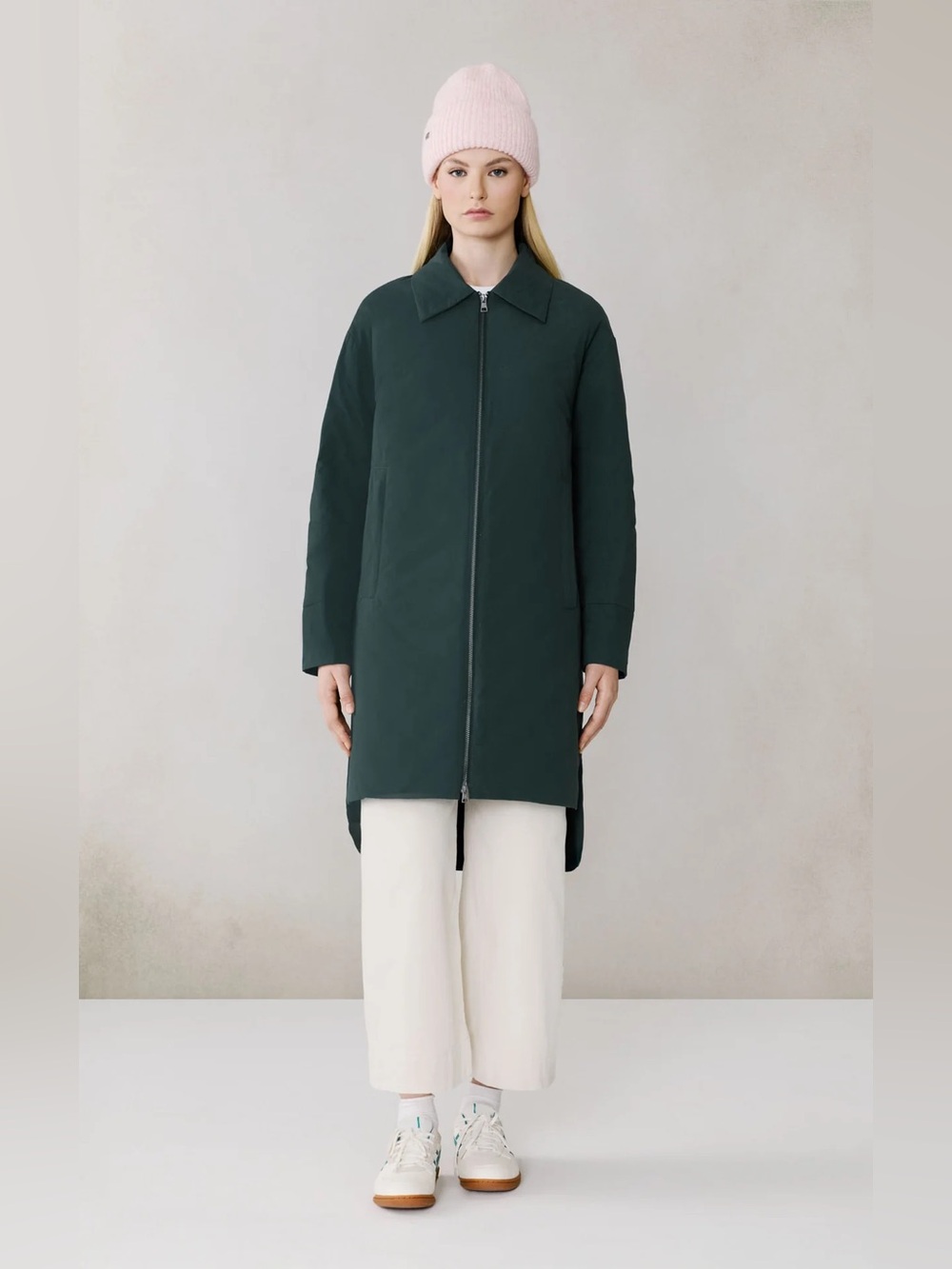 🔥🔥🔥 Soya and Kyo LALEH-L Duvet Down Coat in Cotton size M - Picture 2 of 6